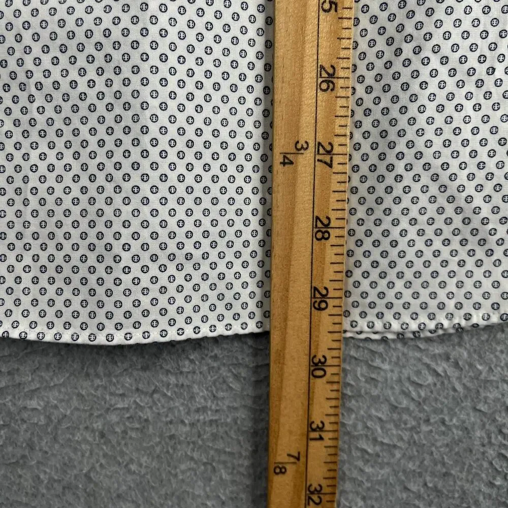 Banana Republic Non Iron Shirt Slim Fit Casual Button Up Long Sleeve Mens Small